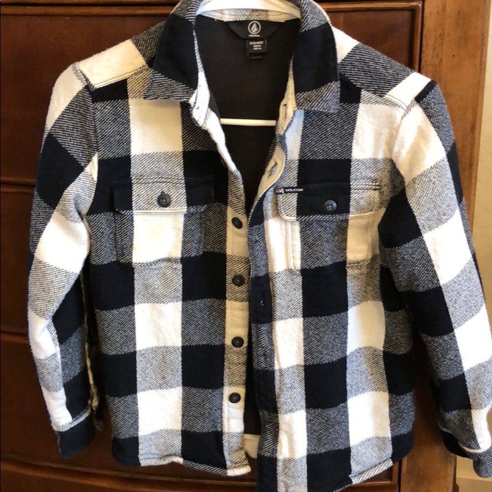 Boys Volcom heavy weight shirt/jacket.
